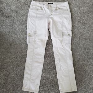 White House Black Market Slim Ankle blanc a17